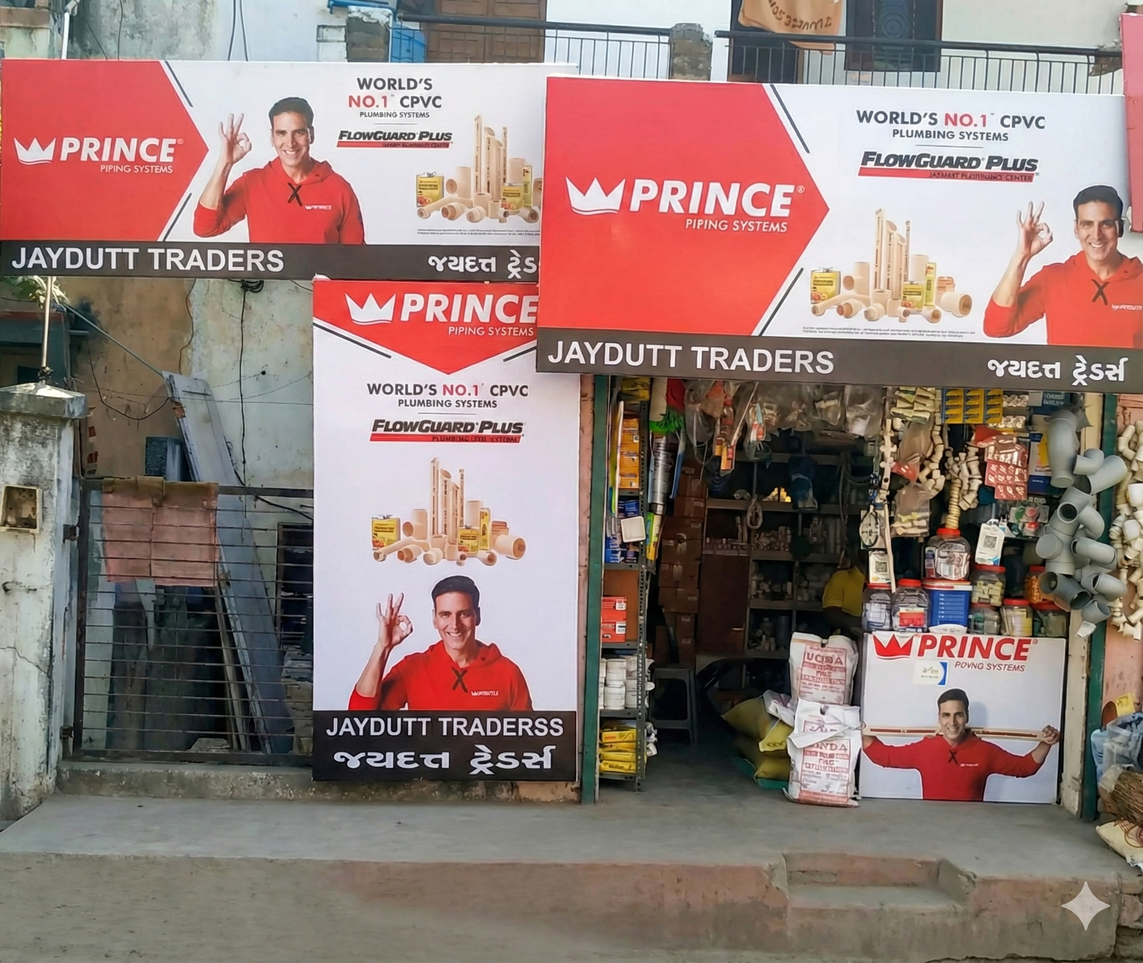 Jaydutt Traders Shop Front – Bhudarpura Road Ambawadi